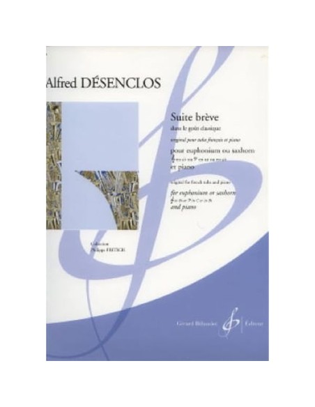 DESENCLOS A.-Suite Breve dans le Gout Classique per Eufonio e Pianoforte