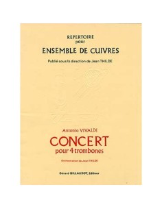 VIVALDI A.-Concierto para 4 Trombones (Thilde)