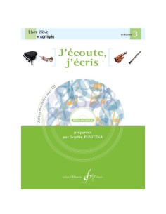 PENITZKA S.-J'Ecoute J'Ecris Vol.3 (Inc.CD)