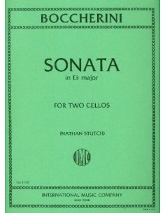 BOCCHERINI L.-Sonata en Mib Mayor para 2 Violoncellos (Stutch)