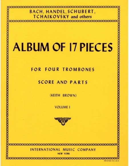 BROWN K.-Classical Pieces Vol.1 for 4 Trombones