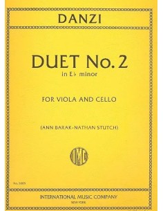 DANZI F.-Duo nº 2 en Mib Mayor para Viola y Violoncello (Barak/Stutch)