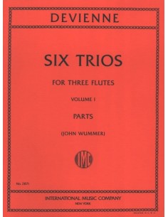 DEVIENNE F.-Trios (6) Vol.1 para 3 Flautas (Wummer)