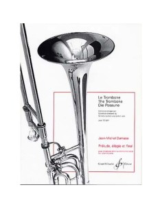DAMASE E.-Prelude, Elegie et Final para Trombon Bajo (Tuba) y Piano