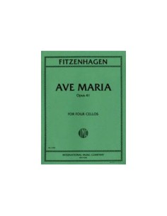 FITZENHAGEN W.-Ave Maria Op.41 para 4 Violoncellos