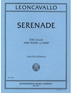 LEONCAVALLO R.-Sérénade pour violoncelle et harpe (Despalj)