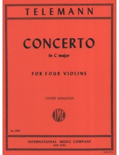 TELEMANN G.P.-Concerto in Do maggiore per 4 violini (Gingold)