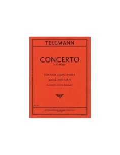 TELEMANN G.P.-Concerto per 4 contrabbassi (Buckley)