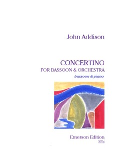 ADDISON J.-Concertino para Fagot y Piano