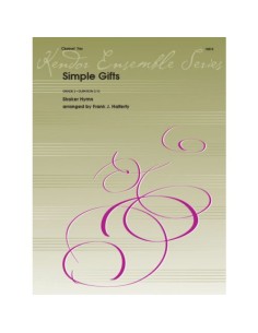 HALFERTY F.-Traditional Simple Gifts para 3 Clarinetes