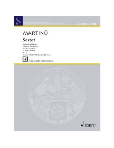 MARTINU B.-Sexteto para Instrumentos de Viento y Piano (Partitura/Partes)