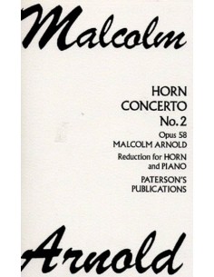 ARNOLD M.-Concerto n. 2 Op.58 per corno e pianoforte