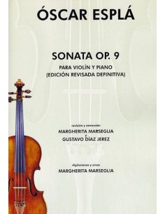 ESPLA O.-Sonata Op.9 per violino e pianoforte