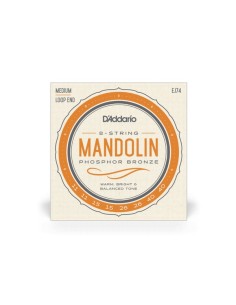 D'Addario EJ74 Mandolin Strings Phosphor Bronze Medium 11-40 (Game)