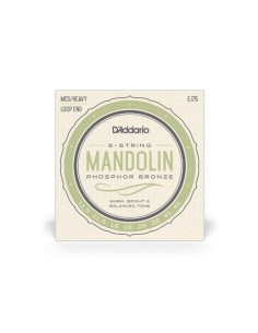 D'Addario EJ75 Mandolin Strings Phosphor Bronze Medium Heavy 11.5-41 (Game)