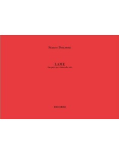 DONATONI F.-Lame (2 Piezas) para Violoncello