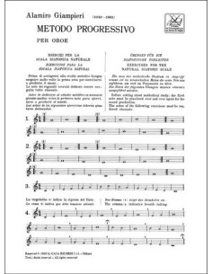 GIAMPIERI A.-Progressive Methode für Oboe 2