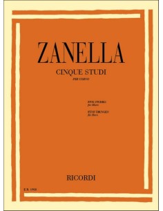 ZANELLA A.C.-Studi (5) per corno in fa