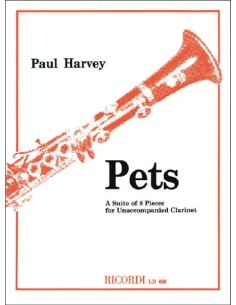 HARVEY P.-Pets (8-Piece Suite) for Clarinet