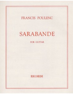 POULENC F.-Sarabanda per chitarra