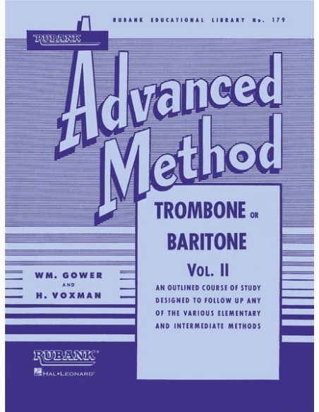 RUBANK-Advanced Method for Trombone Vol.2 (Voxman/Gower)
