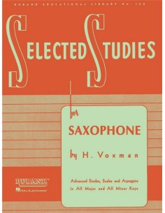 VOXMAN H.-Selected Studies para Saxofon