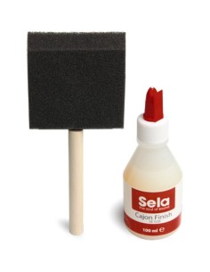 Limpieza y Mantenimiento Cajon Kit Acabado Sela (SE-028) Bote 100 ml. y Cepillo Cerrado