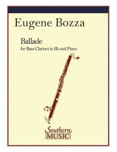 BOZZA E.-Ballade Clarinette basse et piano