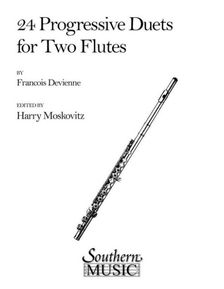 DEVIENNE F.-Twenty Four (24) Progressive Duets 2 Flutes (Harry Moskovitz)