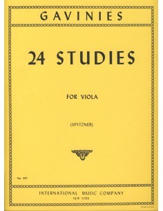 GAVINIES P.-Studi (24) per Viola (Spitzner)