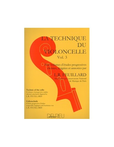 FEUILLARD L.R.-Technique 3º for Cello