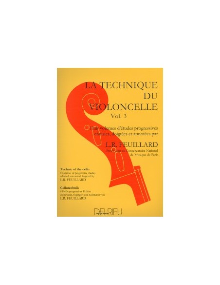 FEUILLARD L.R.-Technik 3º für Violoncello