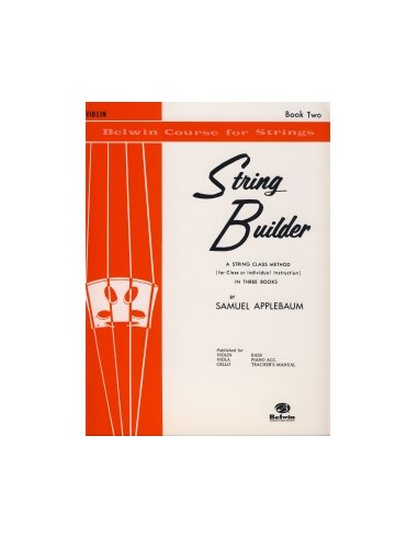 APPLEBAUM S.-String Builder 2ème pour violon