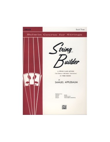 APPLEBAUM S.-String Builder 3ème pour violoncelle